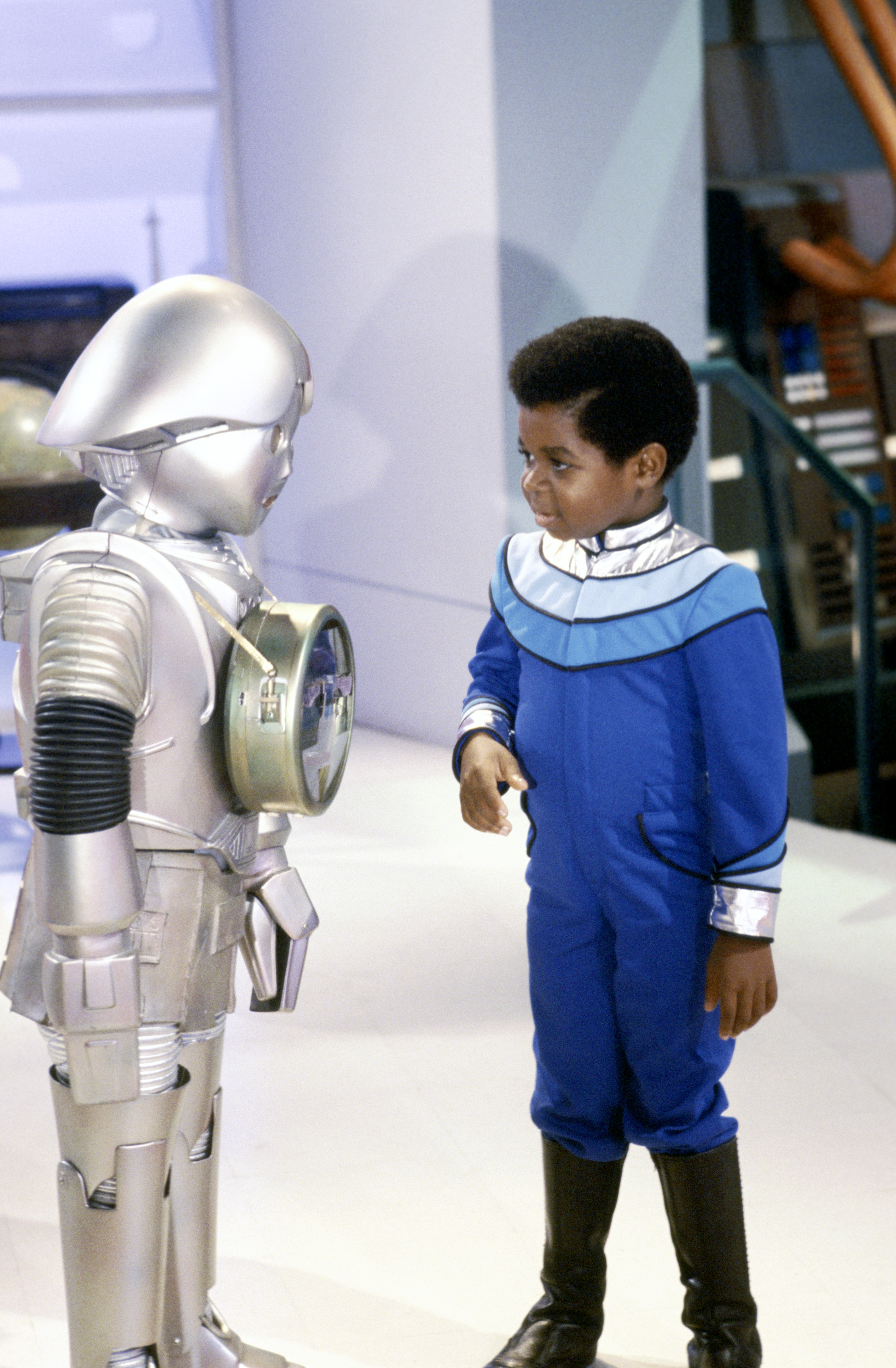 Mel Blanc, Gary Coleman, Eric Server, and Felix Silla in Buck Rogers in the 25th Century (1979)