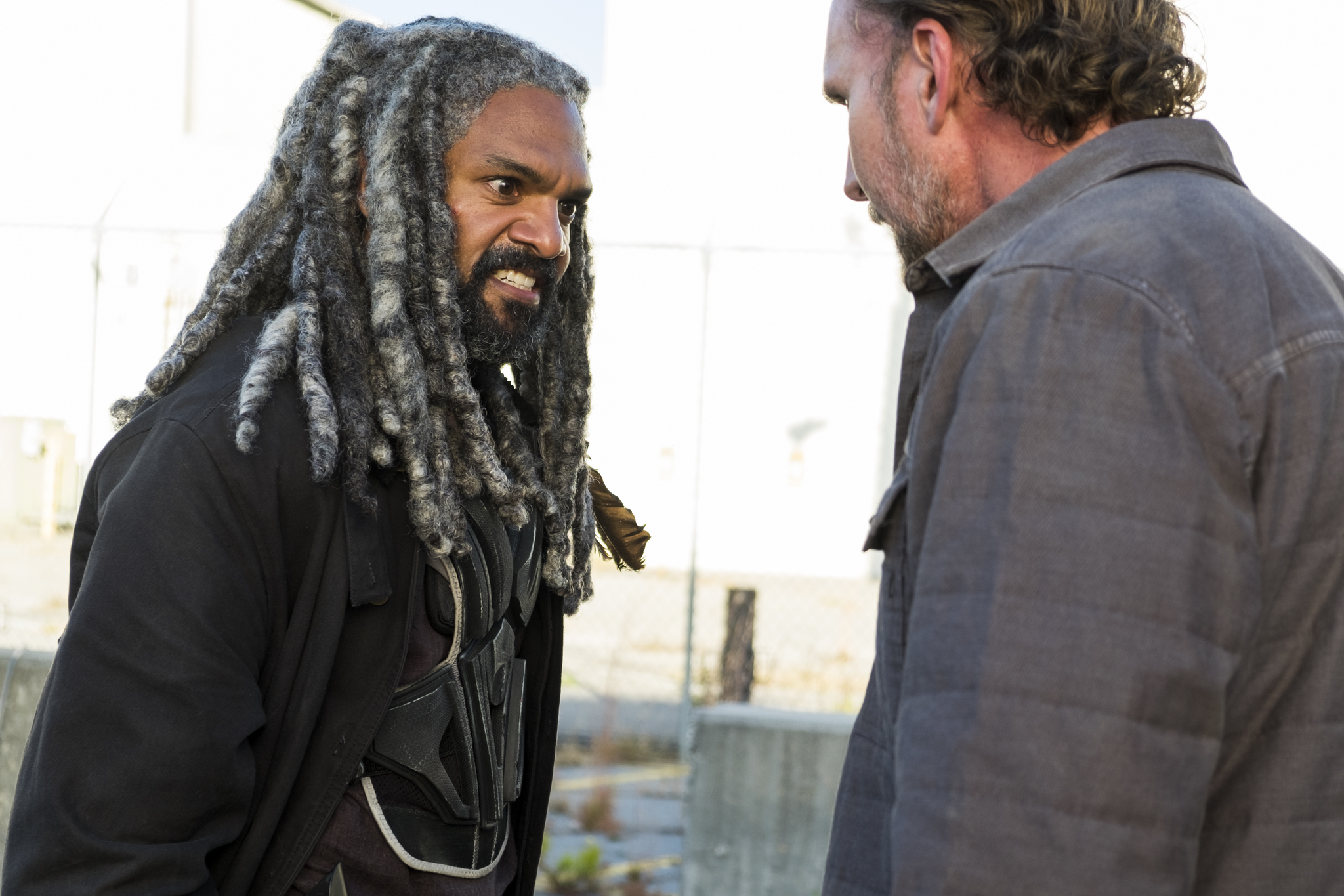 Khary Payton and Jayson Warner Smith in The Walking Dead (2010)