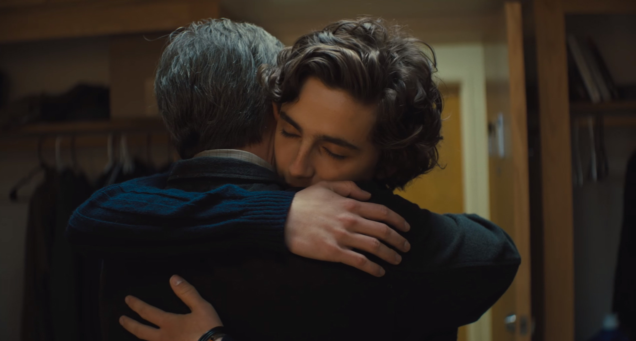 Steve Carell and Timothée Chalamet in Beautiful Boy (2018)