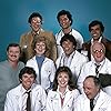 Howie Mandel, Cynthia Sikes, G.W. Bailey, David Birney, William Daniels, Ed Flanders, Terence Knox, Norman Lloyd, Christina Pickles, and Kavi Raz in St. Elsewhere (1982)