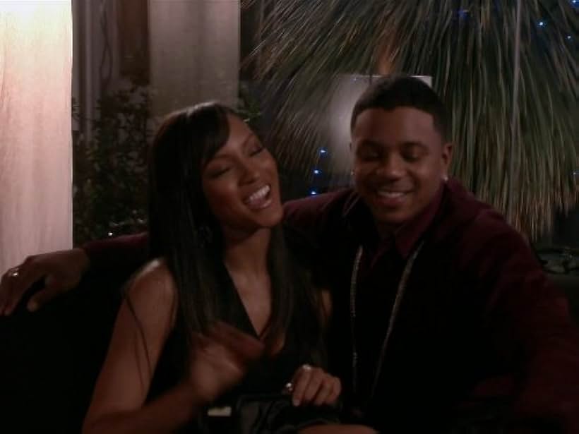 Drew Sidora and Hosea Chanchez in The Game (2006)