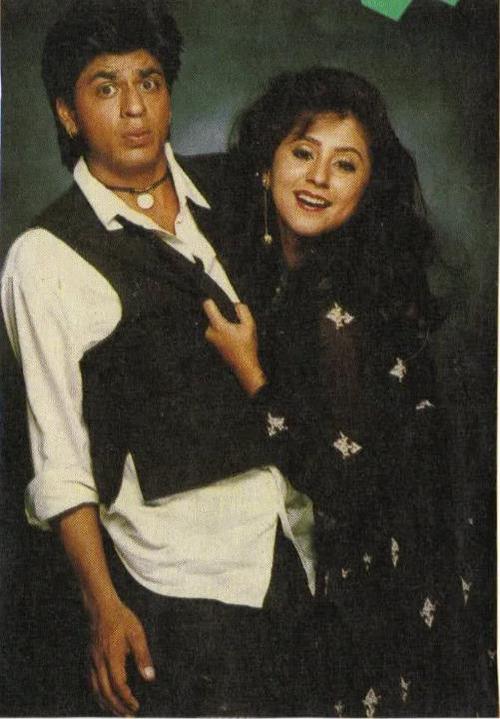 Urmila Matondkar and Shah Rukh Khan in Chamatkar (1992)