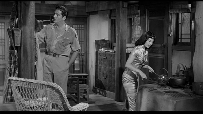 Victor Mature and Li Hua Li in China Doll (1958)