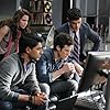 Allison Scagliotti, Damon Dayoub, Ritesh Rajan, and Kyle Harris in Stitchers (2015)