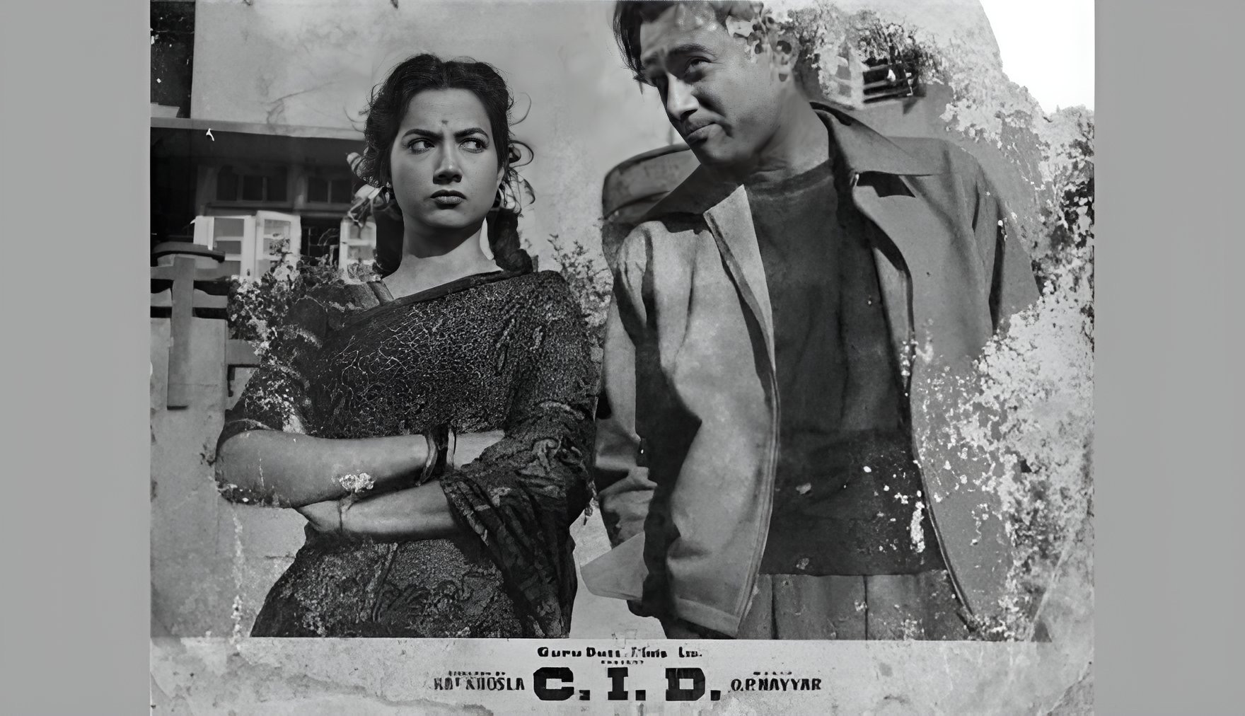 Dev Anand and Shakila in C.I.D. (1956)