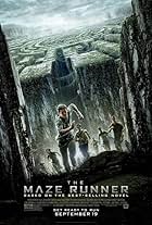 Thomas Brodie-Sangster, Chris Sheffield, Aml Ameen, Alexander Flores, Will Poulter, Kaya Scodelario, Dexter Darden, Dylan O'Brien, Ki Hong Lee, and Blake Cooper in The Maze Runner (2014)