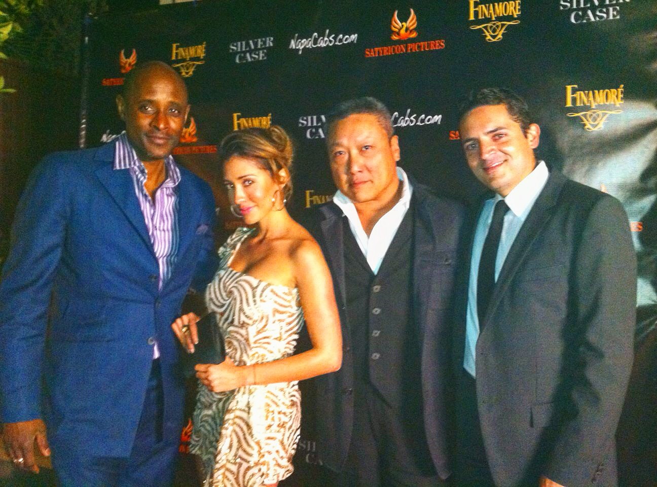 Brian Keith Gamble, Fernanda Romera, Kelvin Han Yee and Alejandro Cardenas at event of Silver Case.