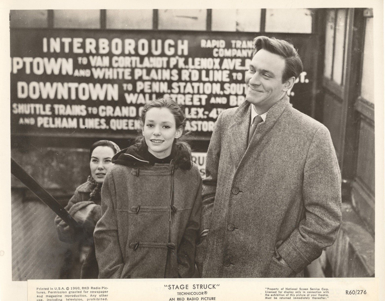 Christopher Plummer and Susan Strasberg in Stage Struck (1958)