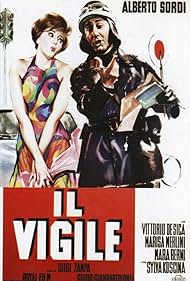 Sylva Koscina and Alberto Sordi in Il vigile (1960)