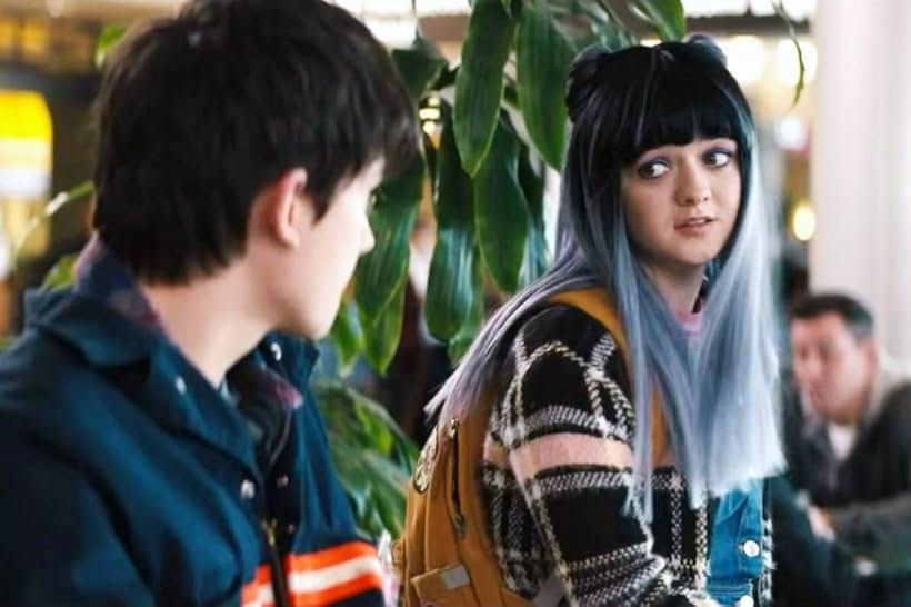 Asa Butterfield and Maisie Williams in Then Came You (2018)