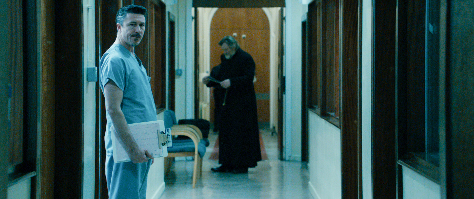 Aidan Gillen and Brendan Gleeson in Calvary (2014)