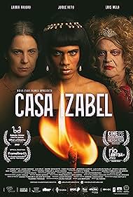 Luís Melo, Laura Haddad, and Jorge Neto in Casa Izabel (2022)