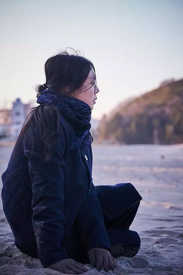 Kim Min-hee in On the Beach at Night Alone (2017)