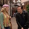 Ricky Gervais and Ashley Jensen in Extras (2005)