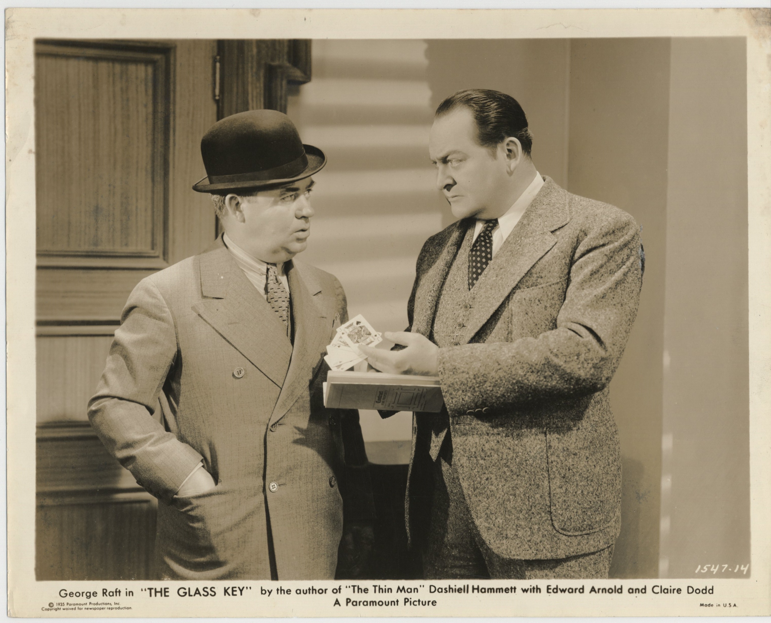 Edward Arnold and Tammany Young in The Glass Key (1935)