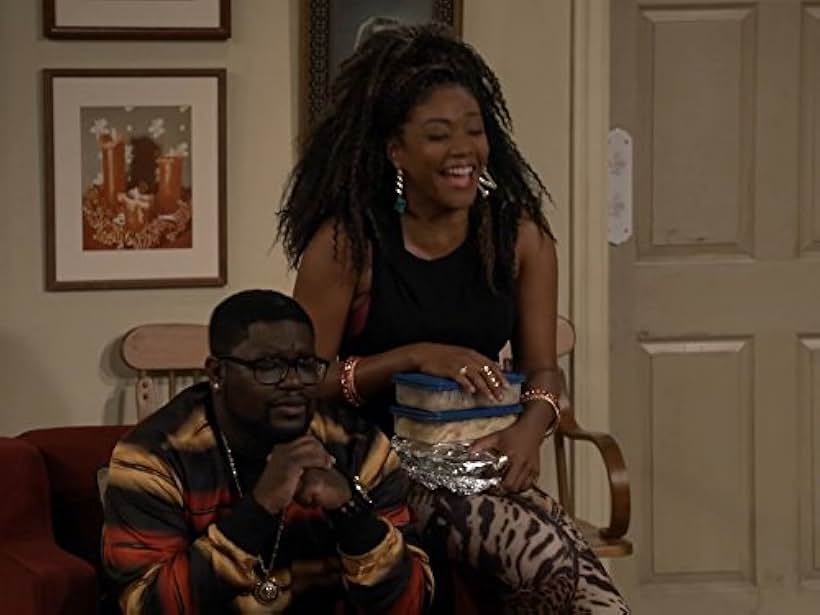 Tiffany Haddish and Lil Rel Howery in The Carmichael Show (2015)