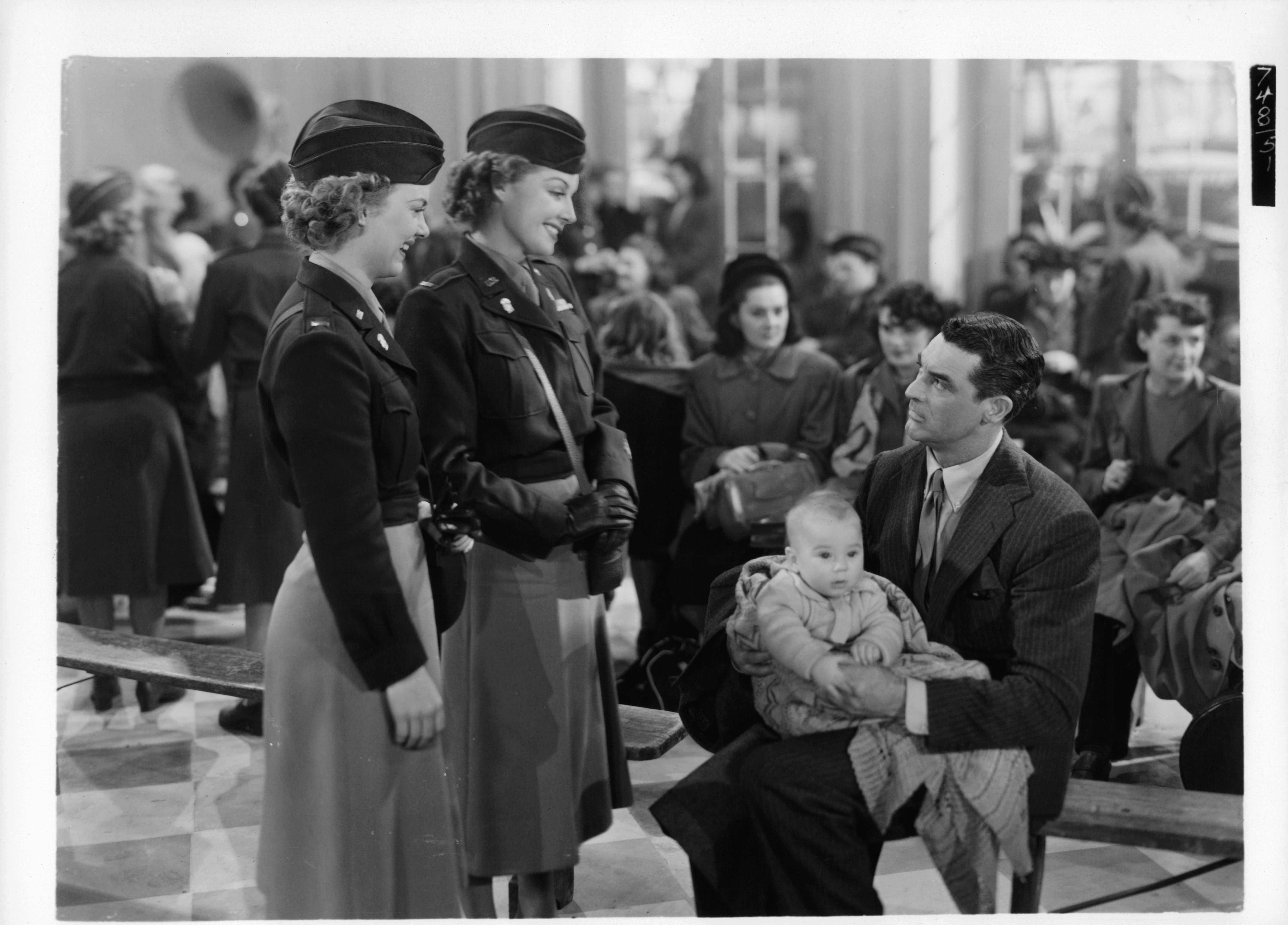 Cary Grant, Marion Marshall, and Ann Sheridan in I Was a Male War Bride (1949)