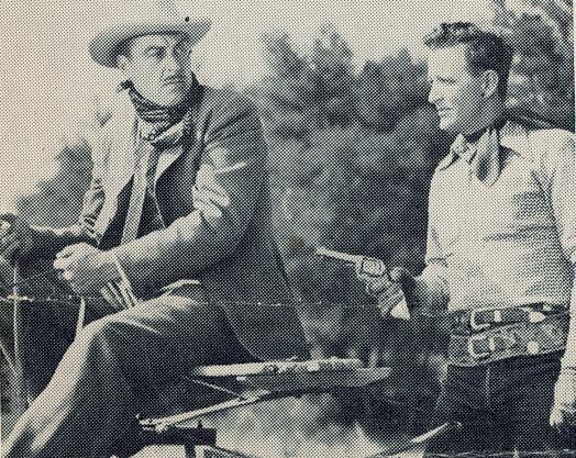 Tristram Coffin and Jimmy Wakely in Lawless Code (1949)