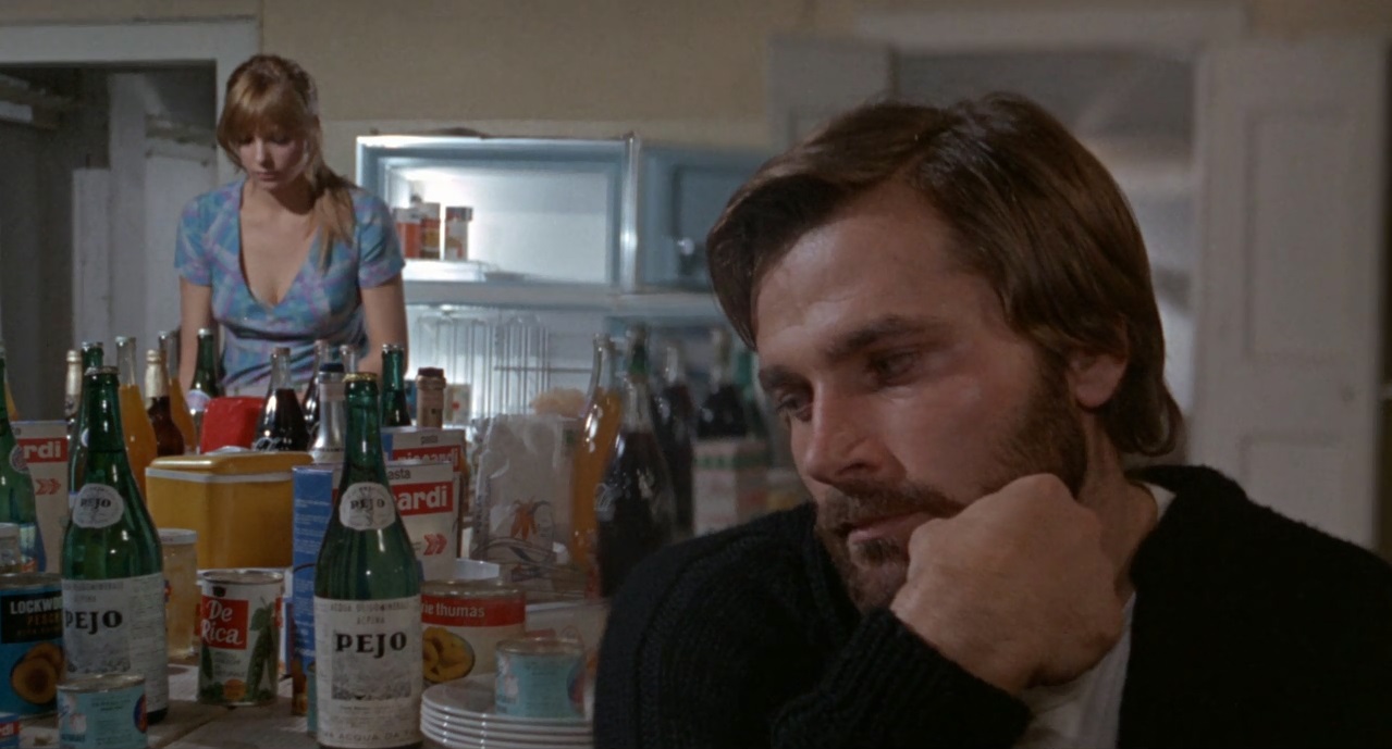 Rita Calderoni and Franco Nero in A Quiet Place in the Country (1968)