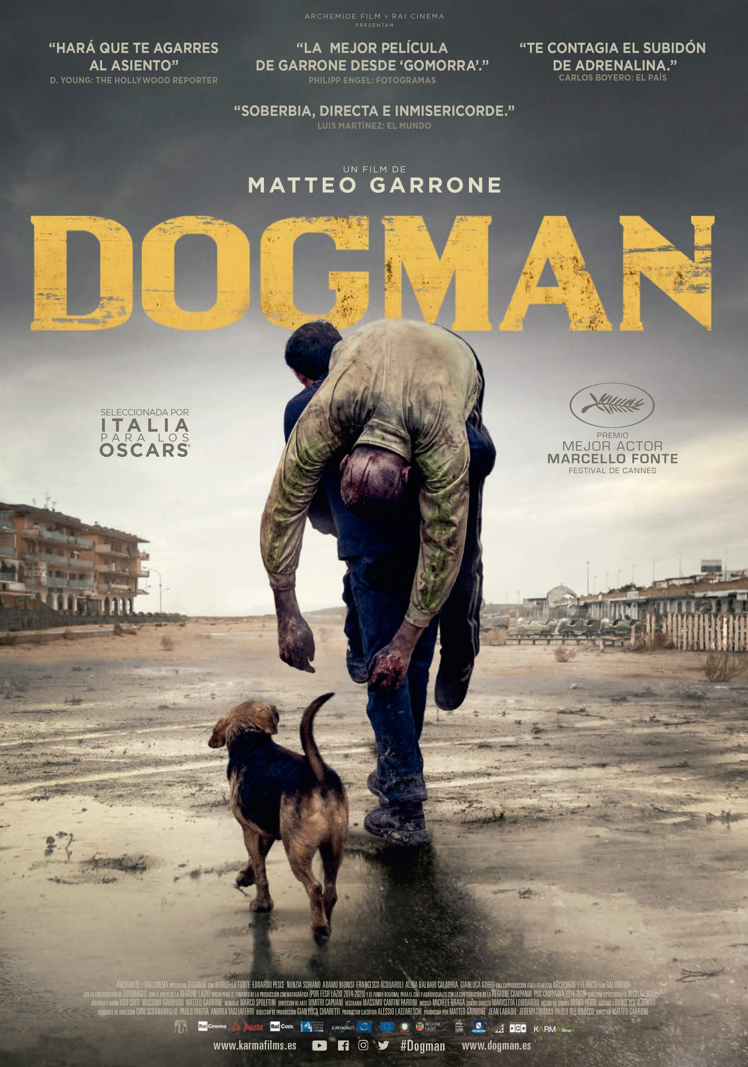 Edoardo Pesce and Marcello Fonte in Dogman (2018)