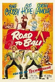 Bing Crosby, Bob Hope, and Dorothy Lamour in Road to Bali (1952)