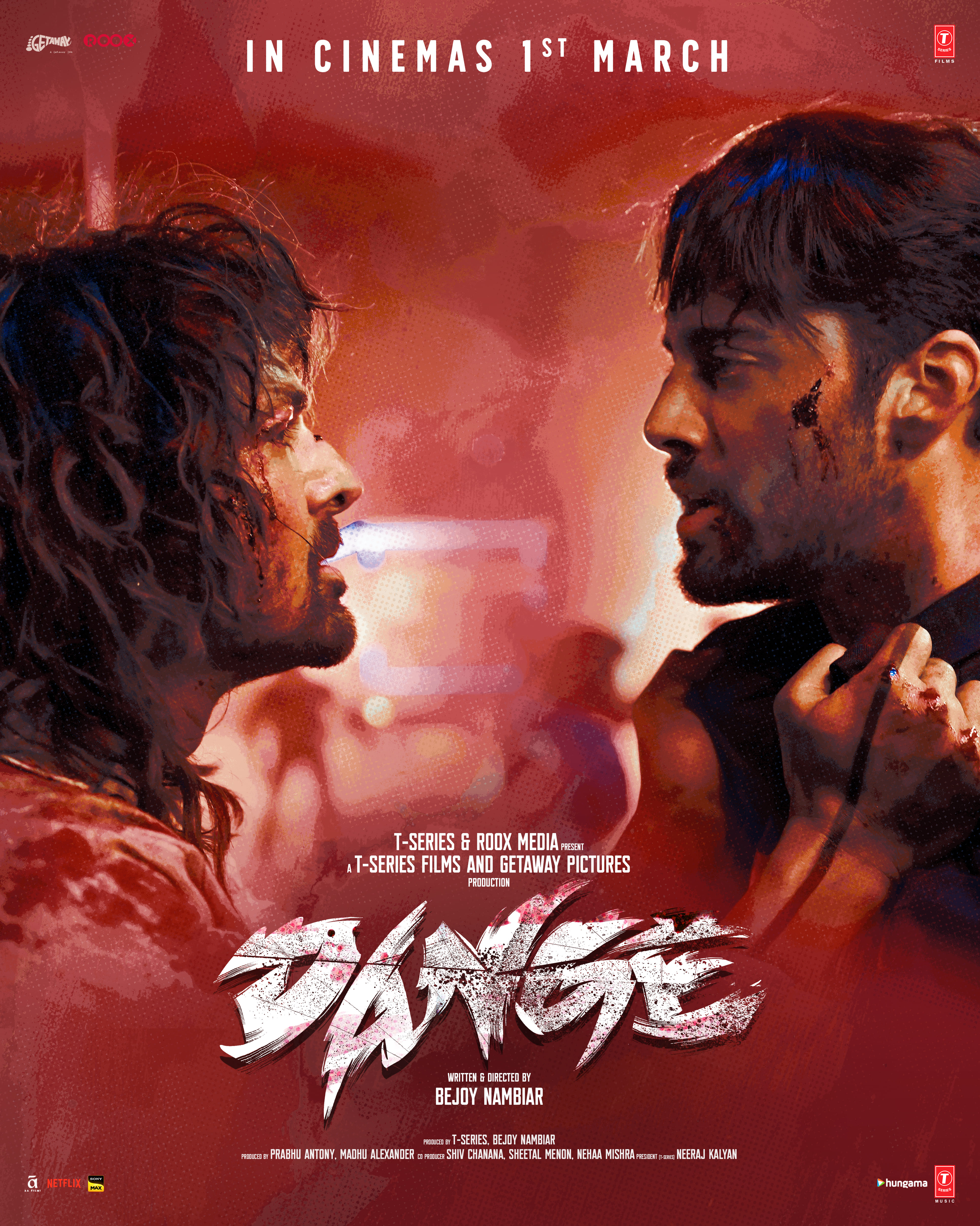 Pratham Rathod, Harshvardhan Rane, and Ehan Bhat in Dange (2024)