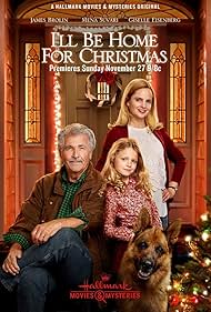 James Brolin, Mena Suvari, Faras, Zeus, and Giselle Eisenberg in I'll Be Home for Christmas (2016)