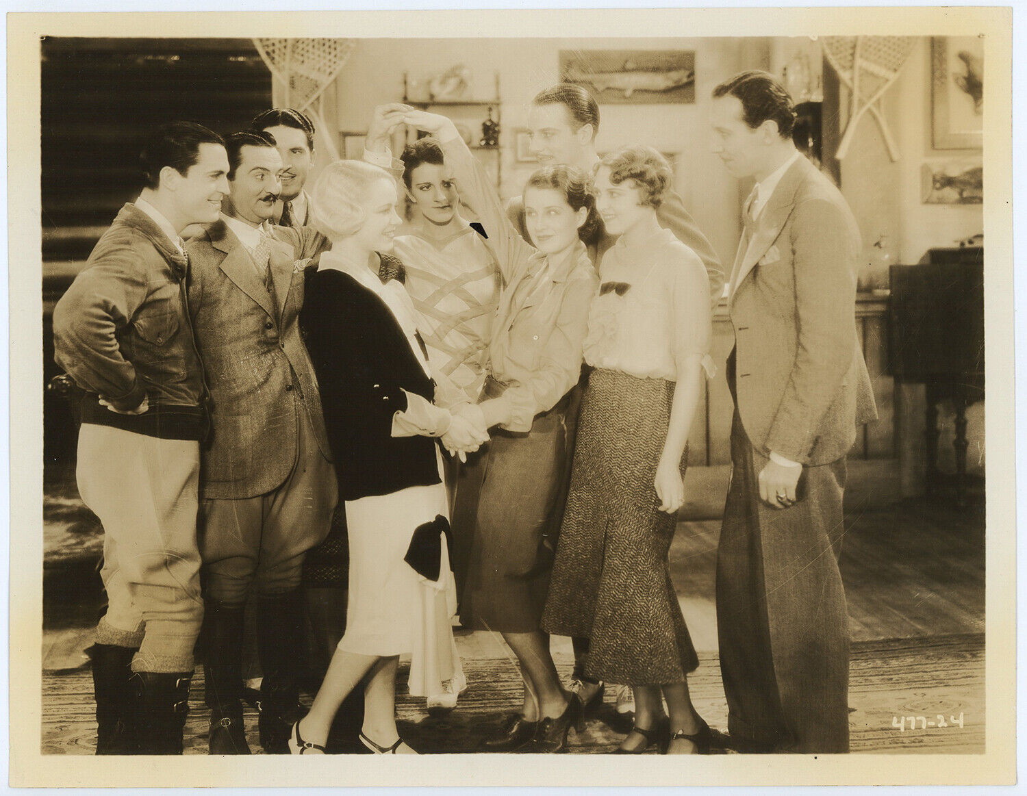 Tyler Brooke, Florence Eldridge, Helene Millard, Chester Morris, and Norma Shearer in The Divorcee (1930)