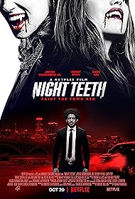 Debby Ryan, Lucy Fry, and Jorge Lendeborg Jr. in Night Teeth (2021)