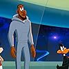 Eric Bauza, LeBron James, and Zendaya in Space Jam: A New Legacy (2021)