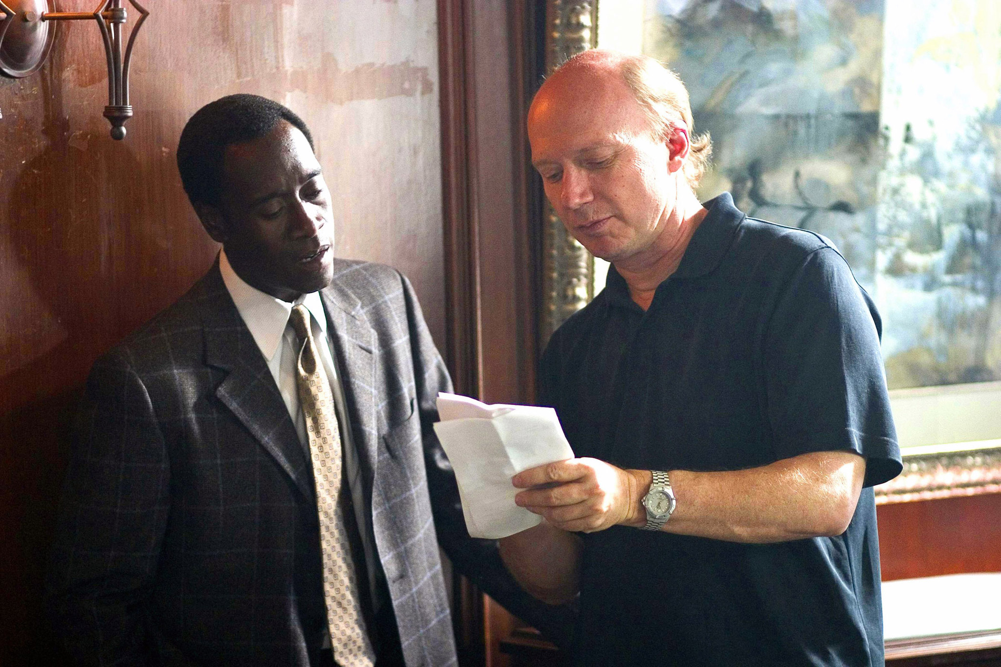 Don Cheadle and Paul Haggis in Crash (2004)