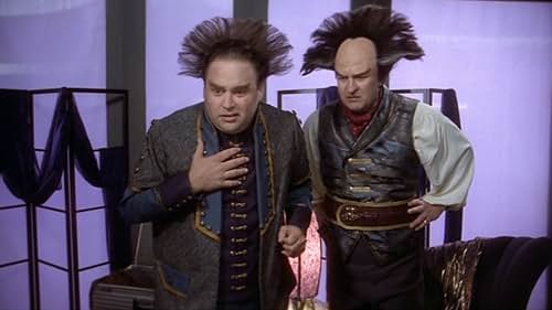 Stephen Furst and Peter Jurasik in Babylon 5 (1993)