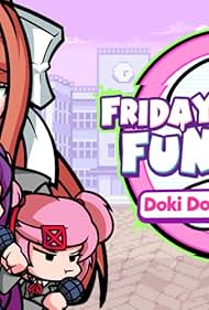 Loganne Digma, Phebe Fabacher, Esther Christo, and MissBeepy in Friday Night Funkin': Doki Doki Takeover! (2021)