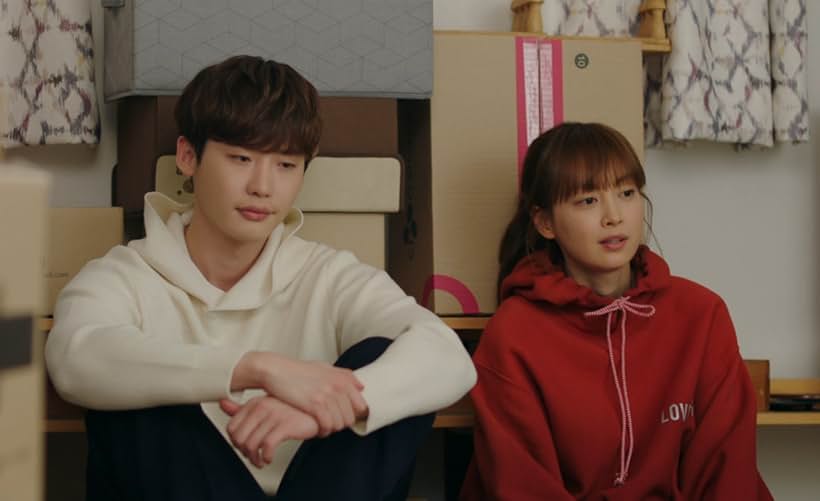 Lee Na-young and Lee Jong-suk in Romance Is a Bonus Book (2019)