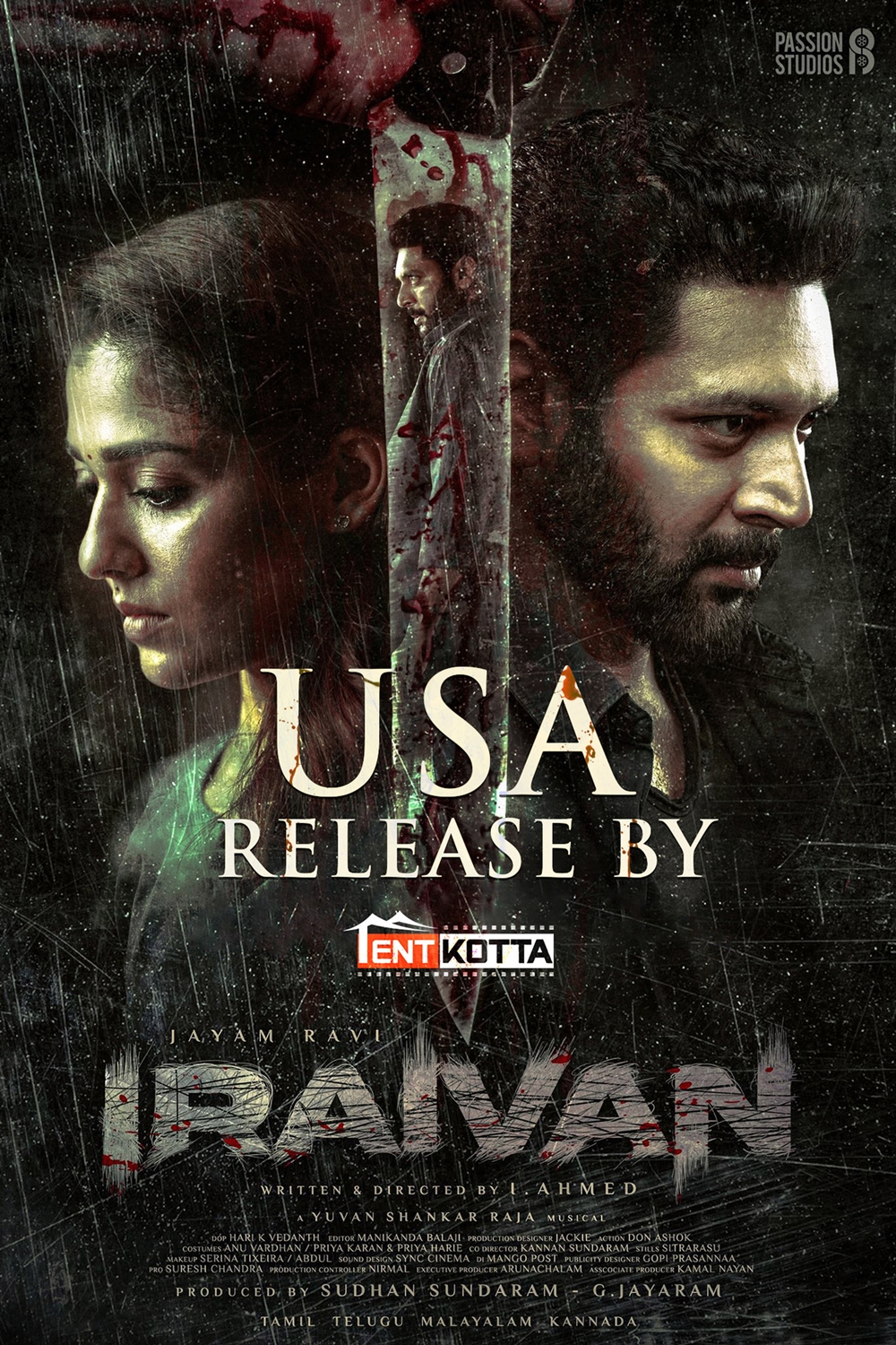 Nayanthara and Jayam Ravi in Iraivan (2023)