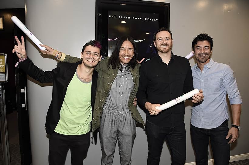 Brett Delbuono, Christopher Louie, Joe Russell and Ian Anthony Dale at a special screening of XOXO (2016)