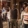 Kristen Bell, Jude S. Walko, Marc Evan Jackson, Tiya Sircar, William Jackson Harper, and Jameela Jamil in The Good Place (2016)