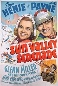 Glenn Miller, Sonja Henie, and John Payne in Sun Valley Serenade (1941)