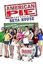 Eugene Levy, John White, Sarah Power, Meghan Heffern, Steve Talley, Jake Siegel, Michelle Suppa, Italia Ricci, and Lexie Galante in American Pie Presents: Beta House (2007)