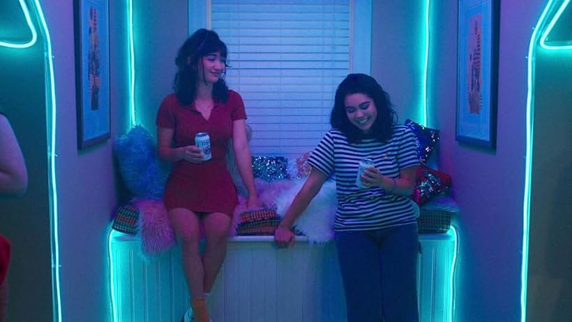 Rowan Blanchard and Auli'i Cravalho in Crush (2022)