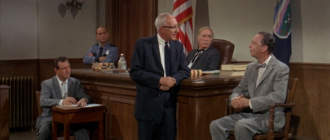 George Chandler, Don Knotts, Charles Lane, and Cliff Norton in The Ghost and Mr. Chicken (1966)