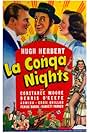 Hugh Herbert, Constance Moore, and Dennis O'Keefe in La Conga Nights (1940)