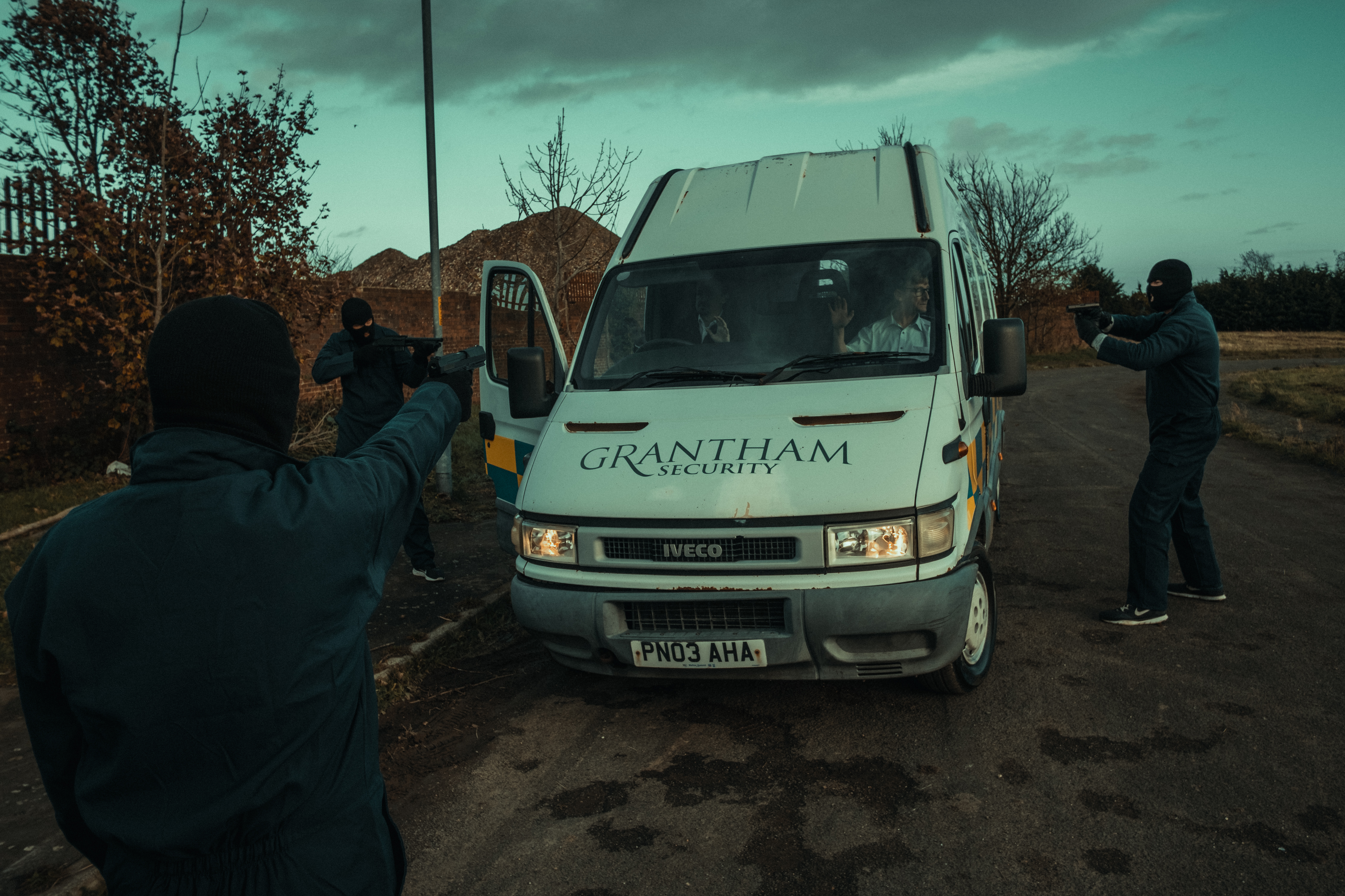 Alfie Dobson, Melvyn Barnes, and Steve Wraith in A New Breed of Criminal (2023)