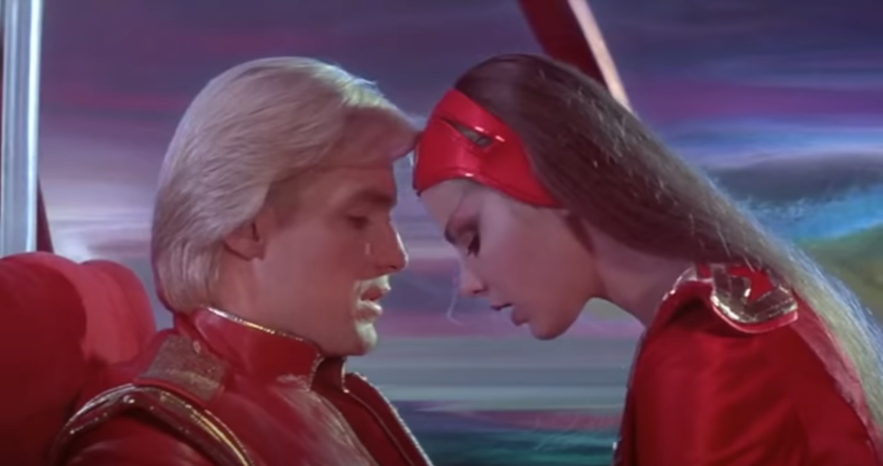 Ornella Muti and Sam J. Jones in Flash Gordon (1980)