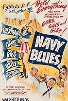 Kay Aldridge, Leslie Brooks, Georgia Carroll, Marguerite Chapman, Peggy Diggins, Jack Haley, Claire James, Jack Oakie, Martha Raye, and Ann Sheridan in Navy Blues (1941)