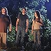 Matthew Fox, Jorge Garcia, Josh Holloway, and Evangeline Lilly in Lost (2004)