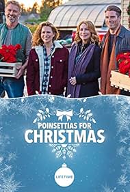 Sharon Lawrence, Bethany Joy Lenz, John Schneider, and Marcus Rosner in Poinsettias for Christmas (2018)