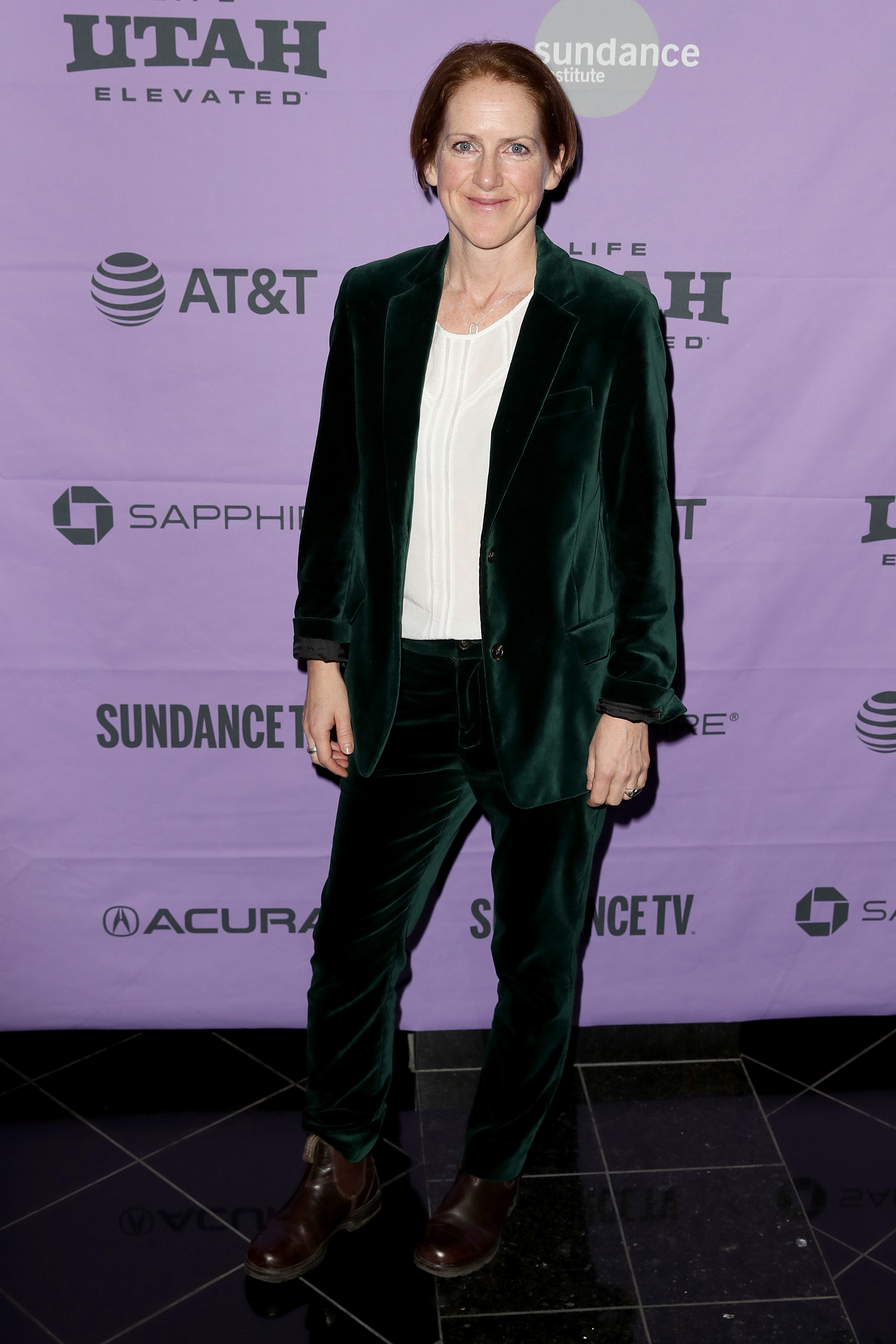 Tracy O'Riordan at an event for Dream Horse (2020)