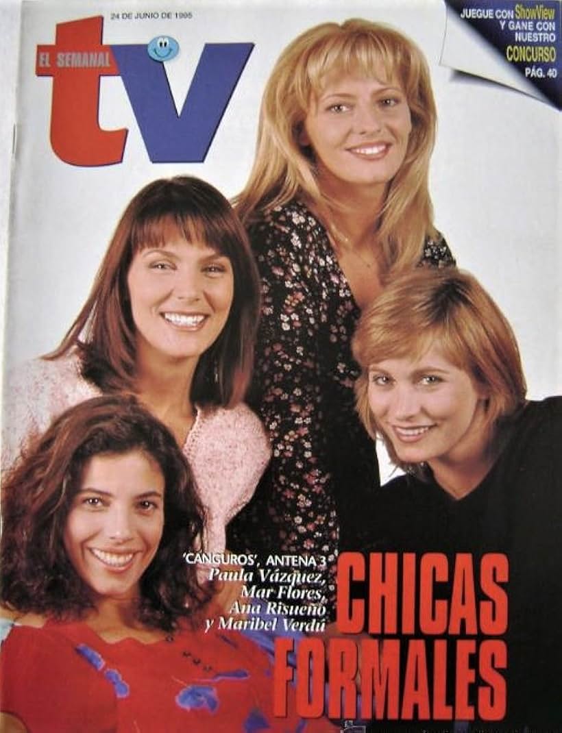 Mar Flores, Ana Risueño, Maribel Verdú, and Paula Vázquez in Canguros (1994)