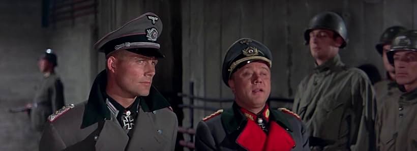 Robert Shaw and Werner Peters in Battle of the Bulge (1965)